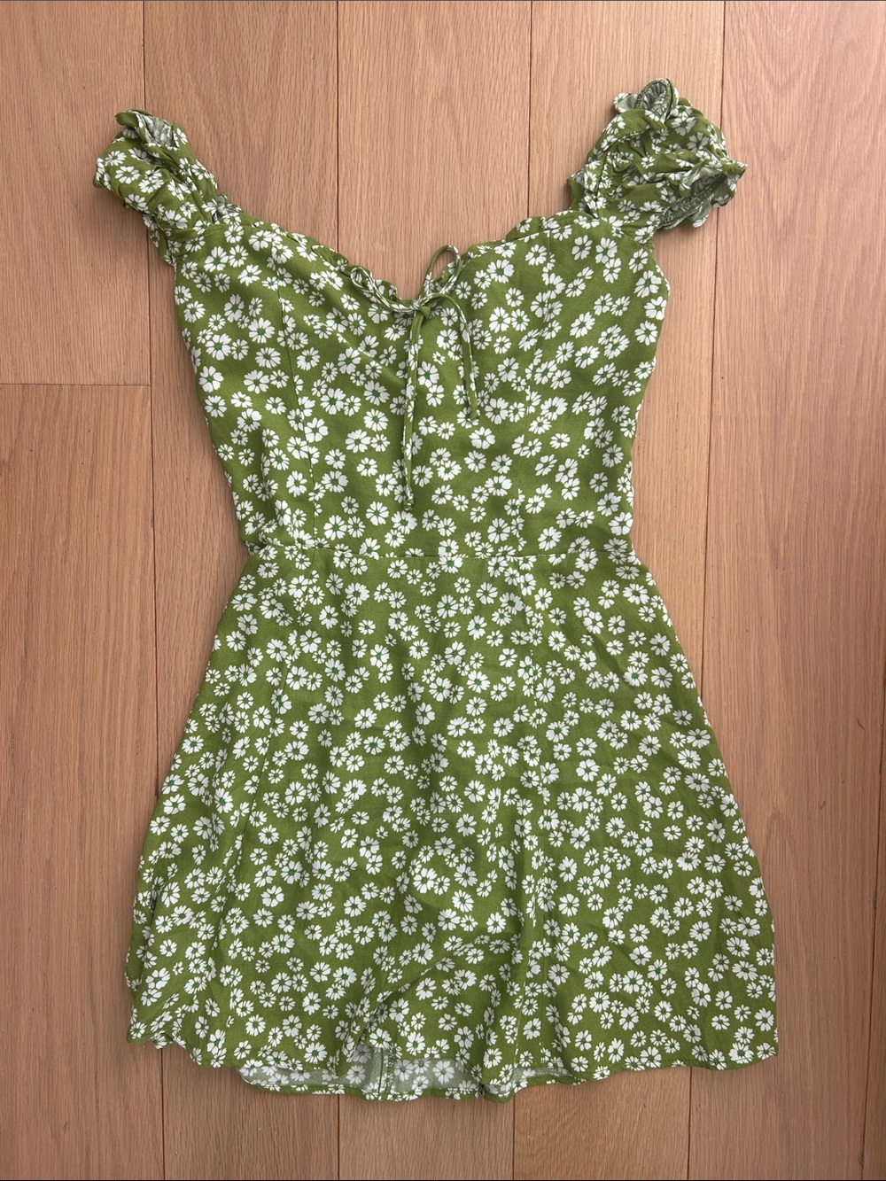Reformation green floral sundress in size 2